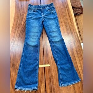 American Eagle Outfitters: Next Level Low-rise Kick Bootcut Jeans - size 2